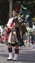 Bagpipe Player Female Royalty Free Stock Photo